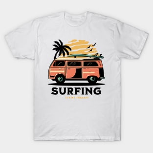 Surfing it’s my therapy T-Shirt